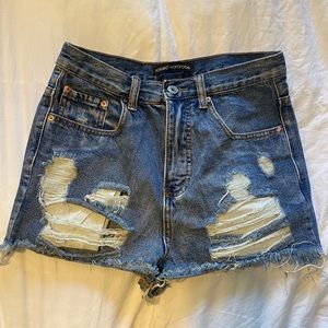 Women’s High Waisted Denim Shorts